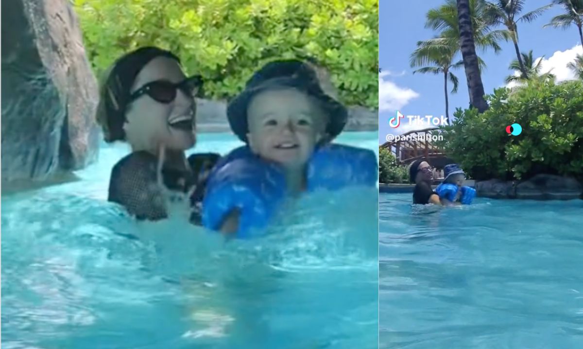 Paris Hilton Responds After Posting Video of Son Phoenix Wearing Flotation Device Backward